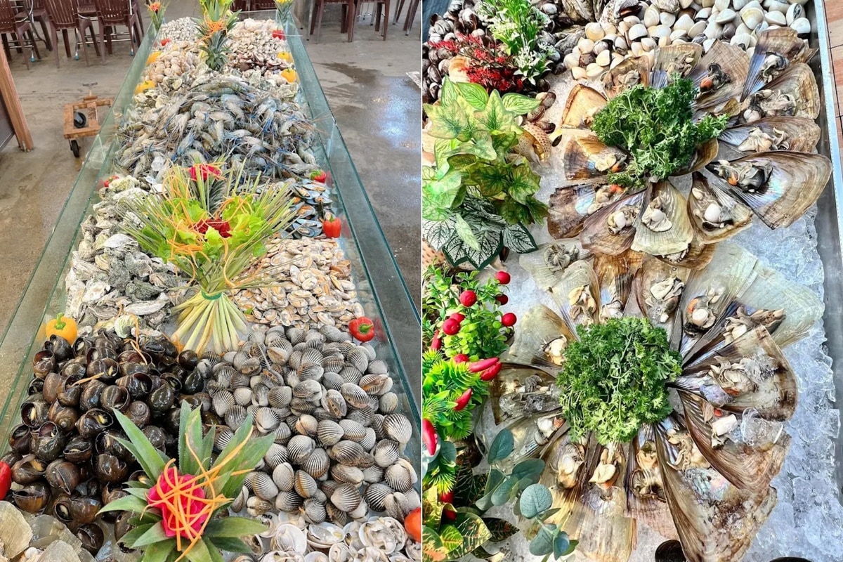 Hải sản tại Buffet KCX được cập nhật theo mùa, đảm bảo giữ nguyên hương vị và độ tươi ngon đến khách hàng 